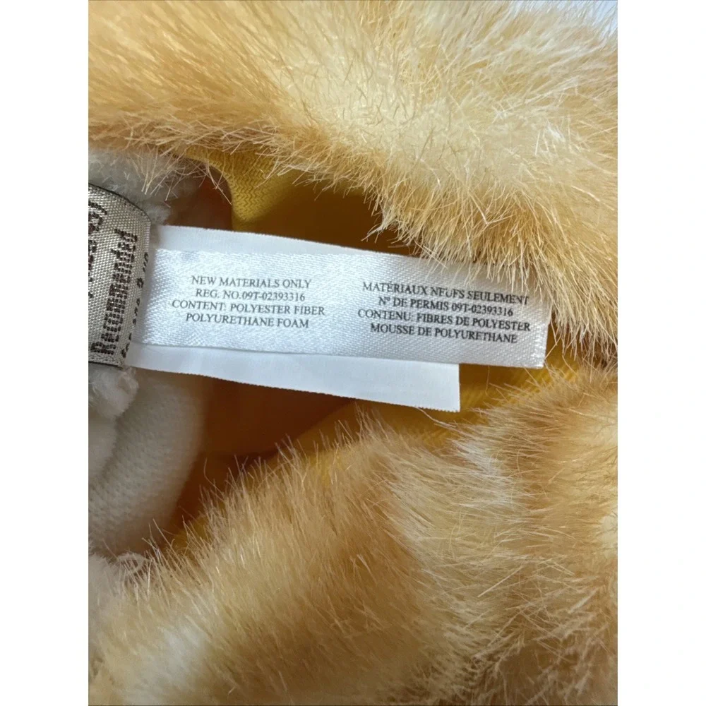Folkmanis Orange Tabby Kitten Hand Puppet‎ Striped Tiger Kitty Cat Plush